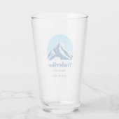 Timberline Oregon Skigebiet Bieraprès Ski Glas (Rückseite)