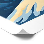 Timberline Print Oregon Ski Poster 1 (Ecke)