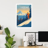Timberline Print Oregon Ski Poster 1 (Heimbüro)