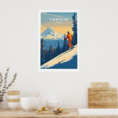 Timberline Print Oregon Ski Poster 1 (Küche)