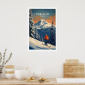 Timberline-Reiseposter - Oregon 1 Poster (Küche)
