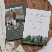 Timberline | Rustikale Minimalhochzeit Save The Date