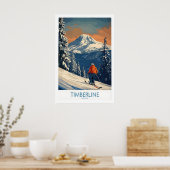 Timberline-Ski-Druck - Oregon 1 Poster (Küche)