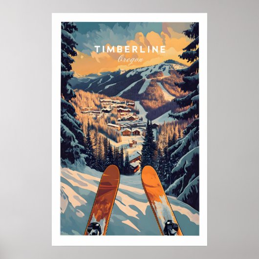 Timberline Ski Poster 1 (Vorne)