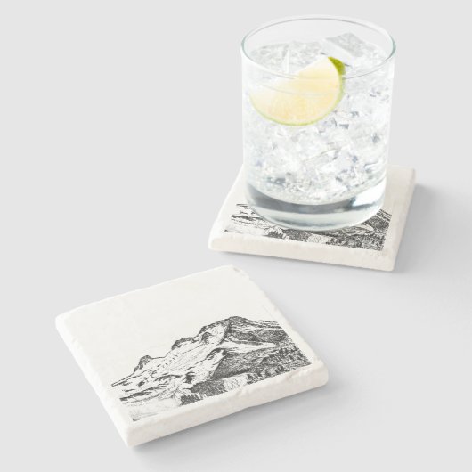 Timberline, Untersetzer Hood Stone (Seitenansicht)