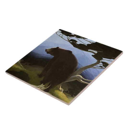 "Timberline" Western Art von W. Herbert Dunton Fliese (Seite)