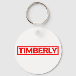 Timberly-Briefmarke Schlüsselanhänger