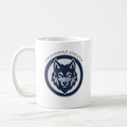 Timberwolf Athletic Crest Sportteam Kaffeetasse (Links)