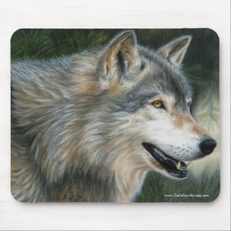 Timberwolf mousepad