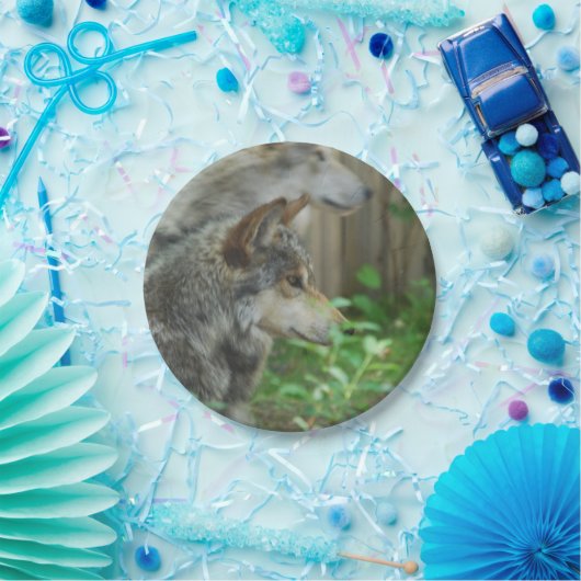 Timberwolf Pappteller (Party)