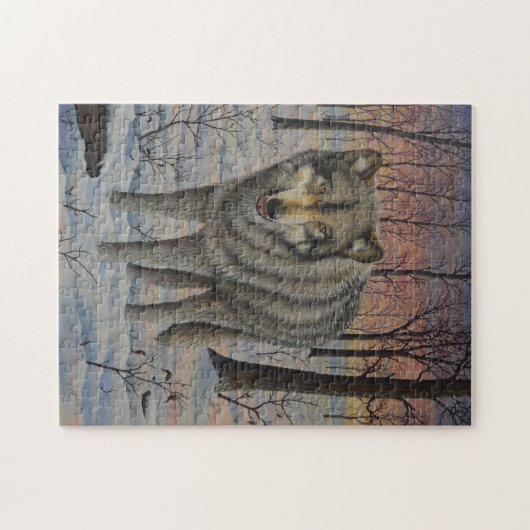 Timberwolf-Puzzle Puzzle (Horizontal)
