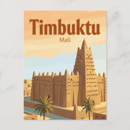 Timbuktu Mali Postkarte (Vorderseite)