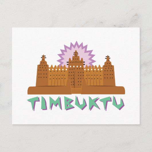 Timbuktu Postkarte (Vorderseite)