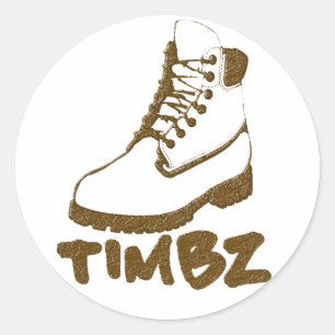 Timbz Stiefel-Aufkleber Runder Aufkleber