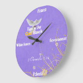 Time 2 Put God Back Clock Große Wanduhr (Winkel)