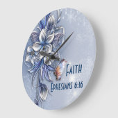 Time 4Faith Wall Clock Große Wanduhr (Winkel)