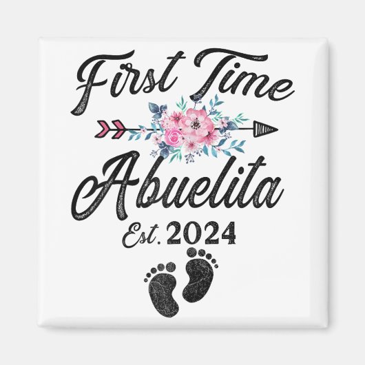 Time Abuelita 2024 Mütter Tag bald Oma Magnet (Vorne)