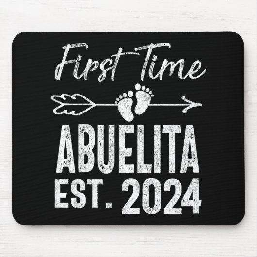 Time Abuelita 2024 Mütter Tag bald Oma Mousepad (Vorne)