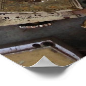 Time and Tide Wait for No Man Quote Poster (Ecke)