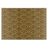 Time Arches Glas Cutting Board Schneidebrett (Vorderseite)