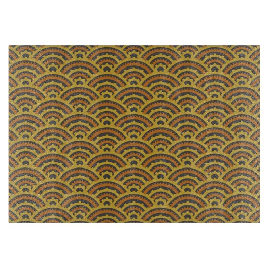 Time Arches Glas Cutting Board Schneidebrett (Vorderseite)