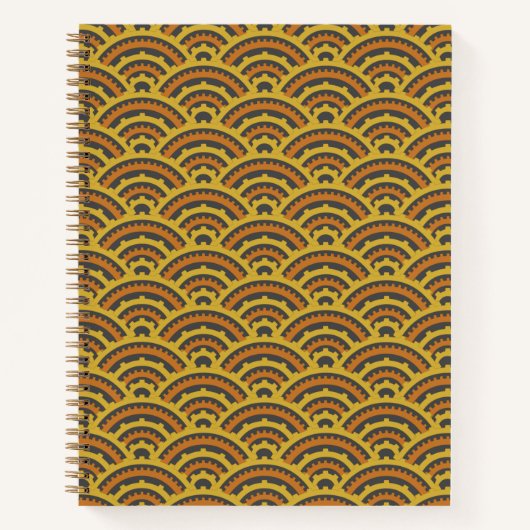 Time Arches Spiral Notebook Notizblock (Vorderseite)