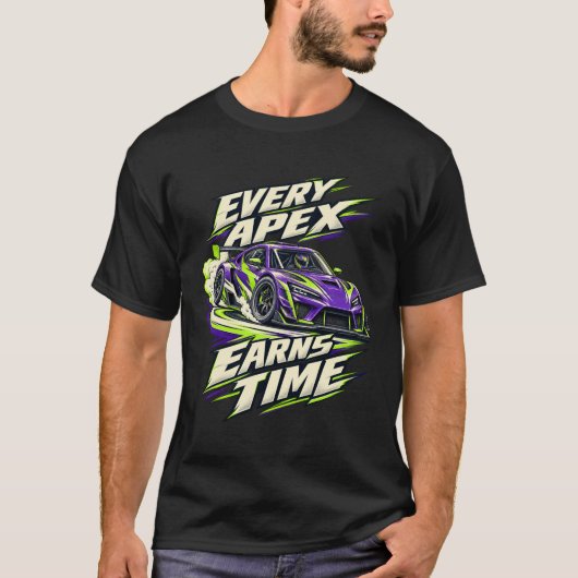 Time Attack Jeder Apex bringt Zeit T-Shirt (Vorderseite)
