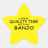Time Banjo Star Sticker (Vorderseite)