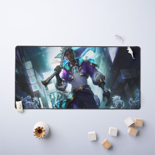 Time Bender Gaming Desk Mat | Time-Warp-Genie Schreibtischunterlage (Kindertisch)
