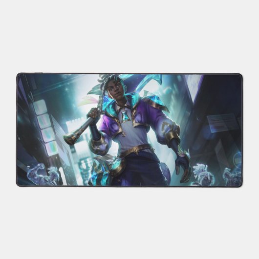 Time Bender Gaming Desk Mat | Time-Warp-Genie Schreibtischunterlage (Vorderseite)