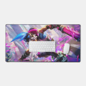 Time Bender Gaming Desk Mat | Time-Warp-Genie Schreibtischunterlage (Tastatur & Maus)