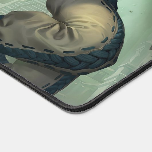 Time Bender Gaming Desk Mat | Time-Warp-Genie Schreibtischunterlage (Ecke)