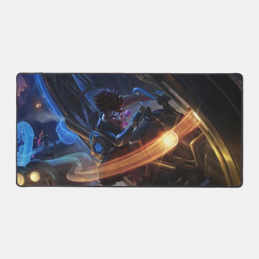 Time Bender Gaming Desk Mat | Time-Warp-Genie Schreibtischunterlage (Vorderseite)