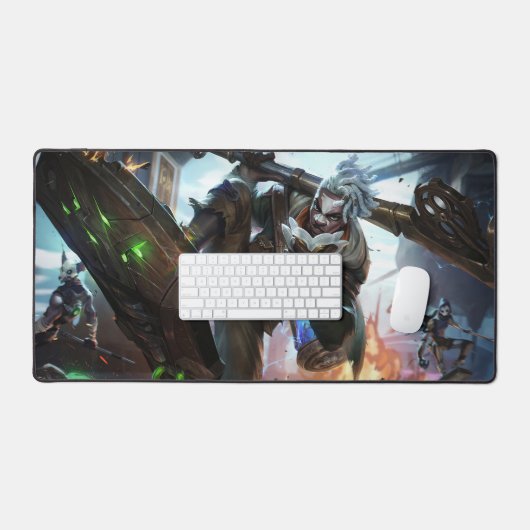 Time Bender Gaming Desk Mat | Time-Warp-Genie Schreibtischunterlage (Tastatur & Maus)