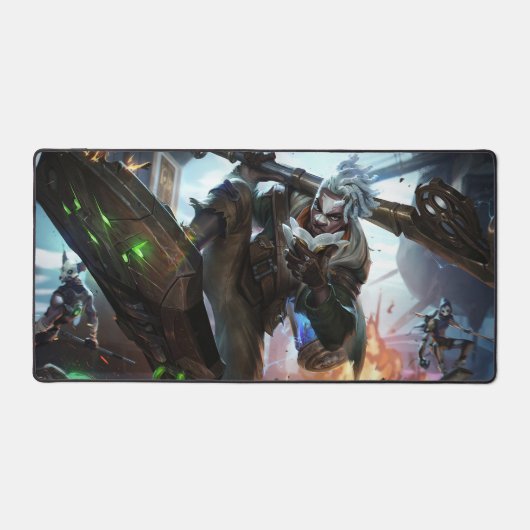 Time Bender Gaming Desk Mat | Time-Warp-Genie Schreibtischunterlage (Vorderseite)