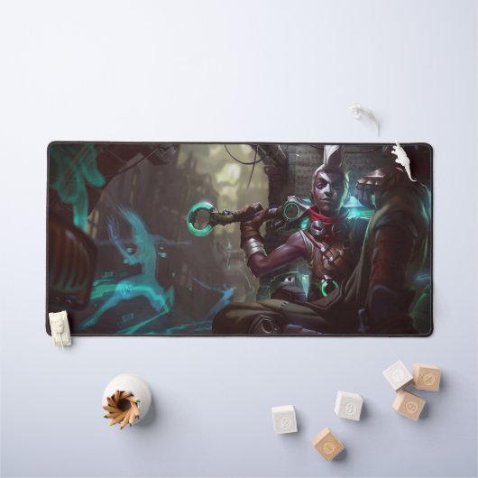 Time Bender Gaming Desk Mat | Time-Warp-Genie Schreibtischunterlage (Kindertisch)