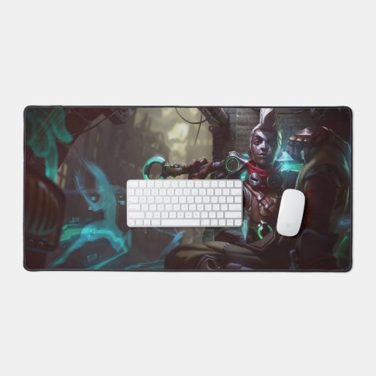 Time Bender Gaming Desk Mat | Time-Warp-Genie Schreibtischunterlage (Tastatur & Maus)