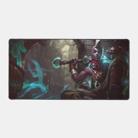 Time Bender Gaming Desk Mat | Time-Warp-Genie Schreibtischunterlage (Vorderseite)