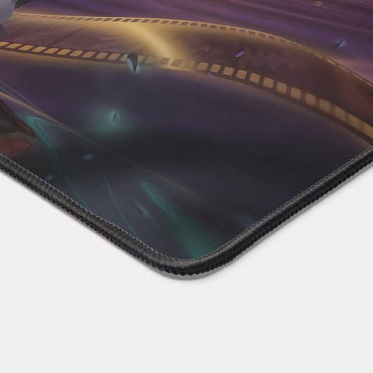 Time Bender Gaming Desk Mat | Time-Warp-Genie Schreibtischunterlage (Ecke)