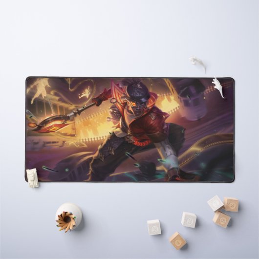Time Bender Gaming Desk Mat | Time-Warp-Genie Schreibtischunterlage (Kindertisch)