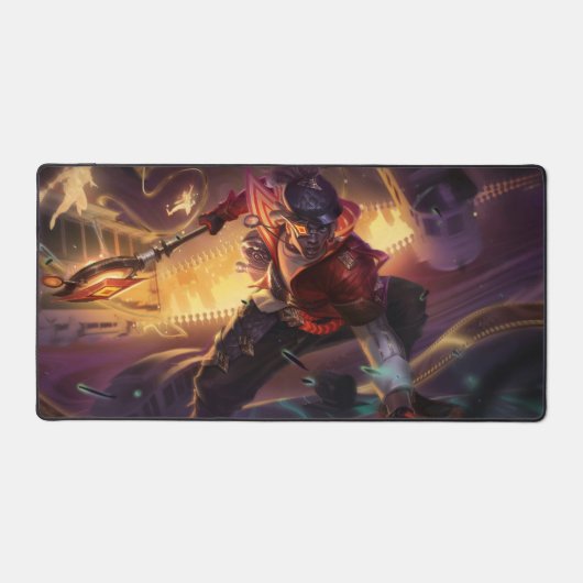 Time Bender Gaming Desk Mat | Time-Warp-Genie Schreibtischunterlage (Vorderseite)