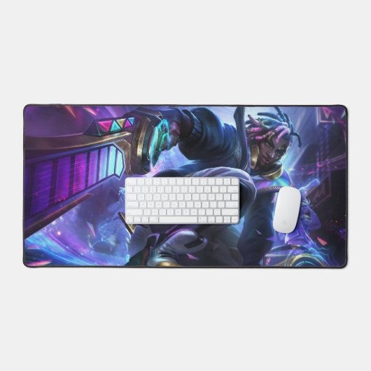 Time Bender Gaming Desk Mat | Time-Warp-Genie Schreibtischunterlage (Tastatur & Maus)