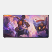 Time Bender Gaming Desk Mat | Time-Warp-Genie Schreibtischunterlage (Vorderseite)