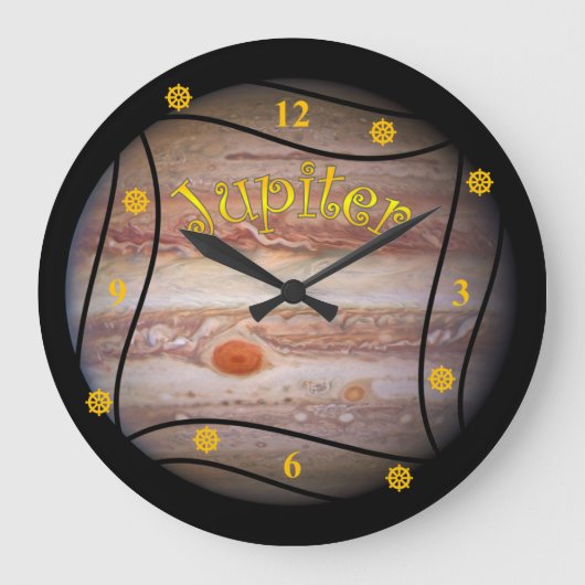 Time Bender ~Time Machine Clock ~ Bend Time/Space Große Wanduhr (Vorderseite)
