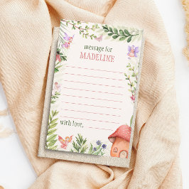 Time Capsule Fairy erste Geburtstagsnachricht