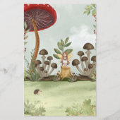 Time Capsule Message Fairy First Forest Birthday Flyer (Hinten)