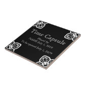Time Capsule Plaque - Spanische Tile Fliese (Seite)