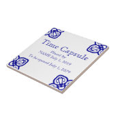Time Capsule Plaque - Spanische Tile Fliese (Seite)