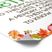 Time Capsule Pumpkin Harvest LKW Fall Poster (Ecke)