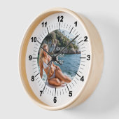 TIME! ⏰ Custom Wall Clock – Add Your Design Uhr (Winkel)